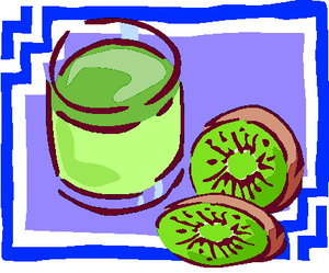 Cliparts Eten en drinken Kiwi 