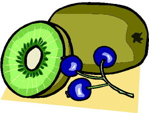 Cliparts Eten en drinken Kiwi 