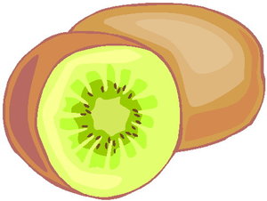 Cliparts Eten en drinken Kiwi 