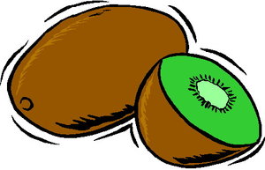 Cliparts Eten en drinken Kiwi 