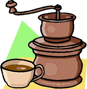 Cliparts Eten en drinken Koffie en thee Koffiemolen Koffie Zetten