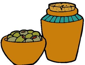 Cliparts Eten en drinken Olijven 