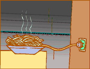 Cliparts Eten en drinken Pasta 