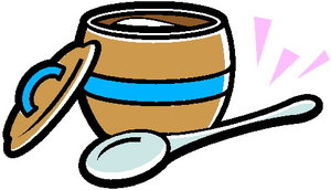 Cliparts Eten en drinken Potten 