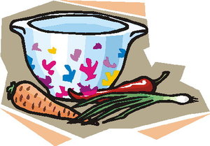 Cliparts Eten en drinken Potten 