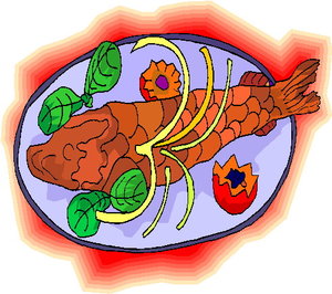 Cliparts Eten en drinken Vis 