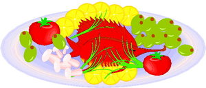 Cliparts Eten en drinken Vis 