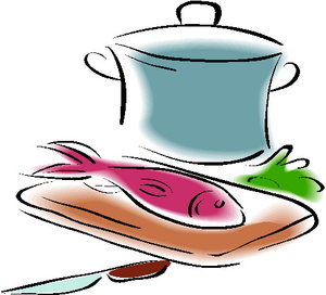 Cliparts Eten en drinken Vis 