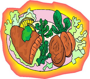 Cliparts Eten en drinken Vlees 