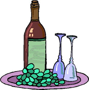 Cliparts Eten en drinken Wijn 