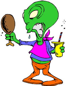 Cliparts Fantasie Aliens 