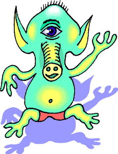 Cliparts Fantasie Aliens 