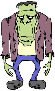 Cliparts Fantasie Frankenstein 