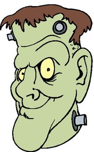 Cliparts Fantasie Frankenstein 