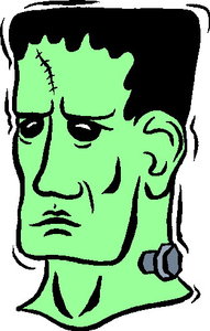 Cliparts Fantasie Frankenstein 