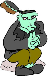 Cliparts Fantasie Frankenstein 