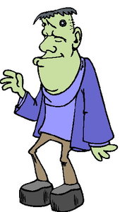 Cliparts Fantasie Frankenstein 