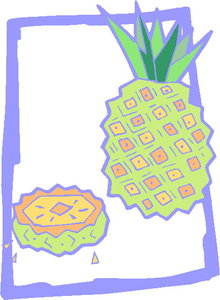 Cliparts Fruit Ananassen 