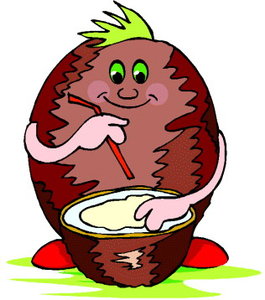 Cliparts Fruit Kokosnoten 