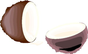 Cliparts Fruit Kokosnoten 