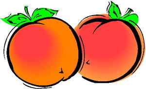 Cliparts Fruit Perzikken 