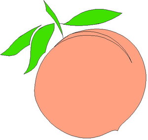Cliparts Fruit Perzikken 