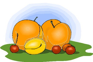 Cliparts Fruit Perzikken 