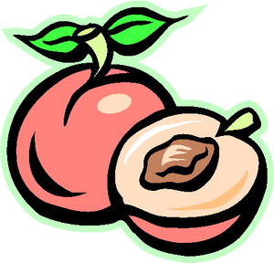 Cliparts Fruit Perzikken 