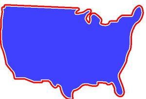 Cliparts Geografie Amerika 