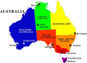 Cliparts Geografie Australie 