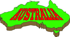 Cliparts Geografie Australie 