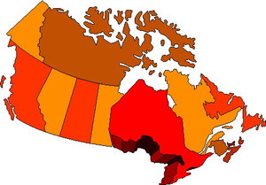 Cliparts Geografie Canada 