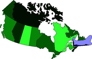 Cliparts Geografie Canada 