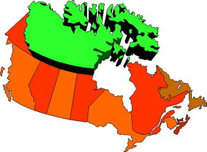 Cliparts Geografie Canada 