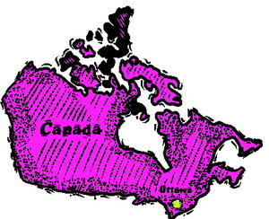 Cliparts Geografie Canada 