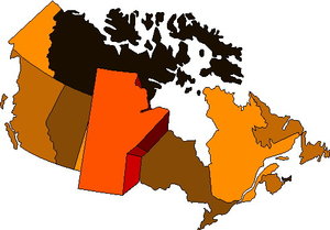 Cliparts Geografie Canada 