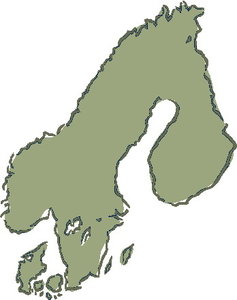 Cliparts Geografie Denemarken 