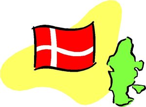 Cliparts Geografie Denemarken 