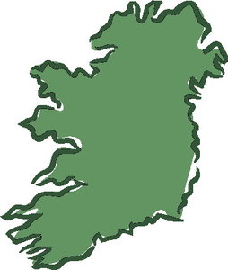 Cliparts Geografie Ierland 