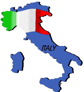 Cliparts Geografie Italie 