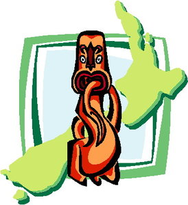 Cliparts Geografie Nieuw zeeland 