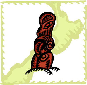 Cliparts Geografie Nieuw zeeland 