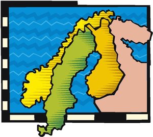 Cliparts Geografie Noorwegen 