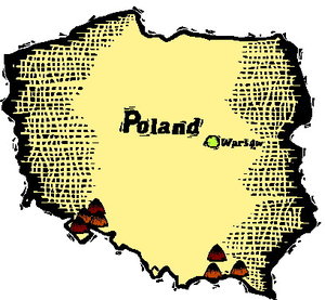 Cliparts Geografie Polen 