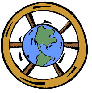 Cliparts Geografie Wereldbollen 