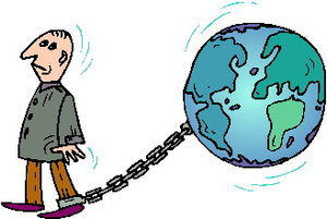 Cliparts Geografie Wereldbollen 