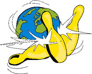 Cliparts Geografie Wereldbollen 