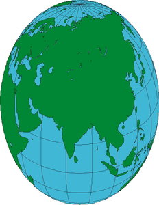 Cliparts Geografie Wereldbollen 