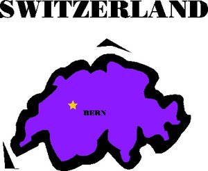 Cliparts Geografie Zwitserland 