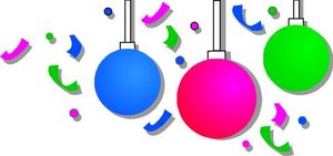 Cliparts Kerstmis Kerst ballen 